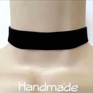 🌻BOGO 50% Off🌻 Handmade Black Velvet Choker Necklace